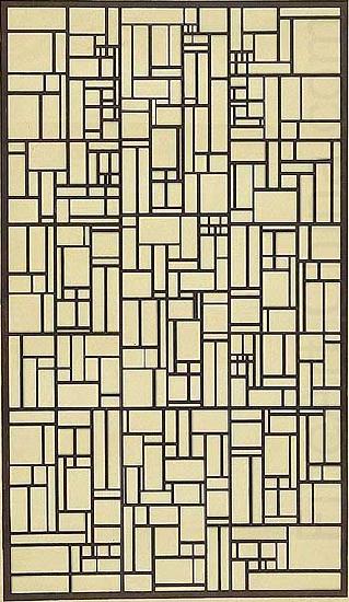 Design for Stained-Glass Composition V., Theo van Doesburg